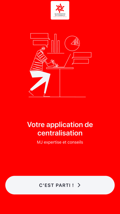 Accueil de l'application MJ expertise et conseils